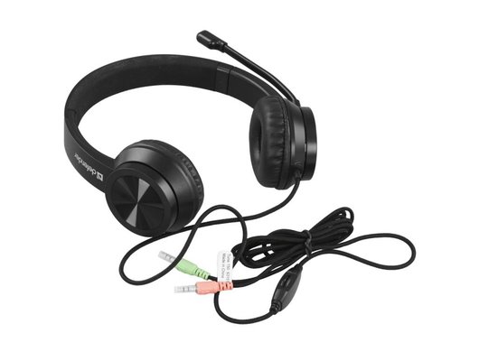 Наушники с микрофоном проводные Defender Tune 150 черные